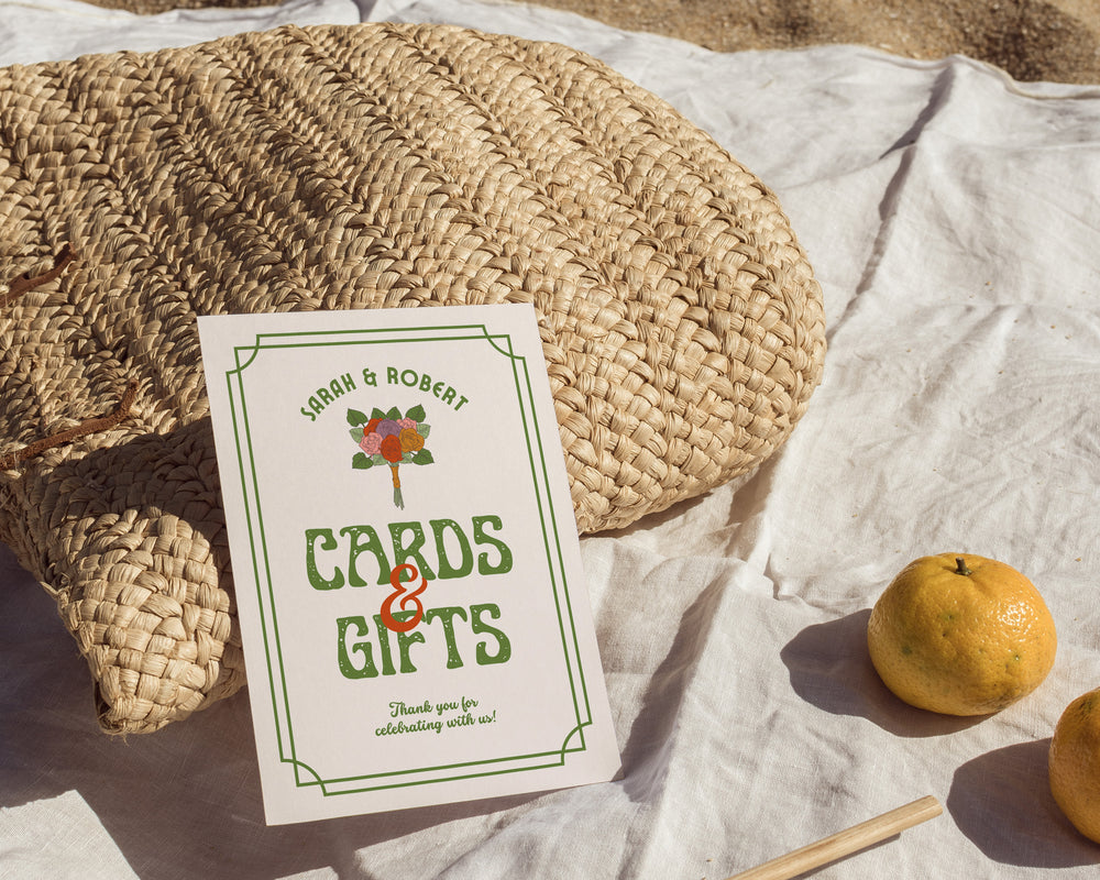 Retro Cards and Gifts Sign