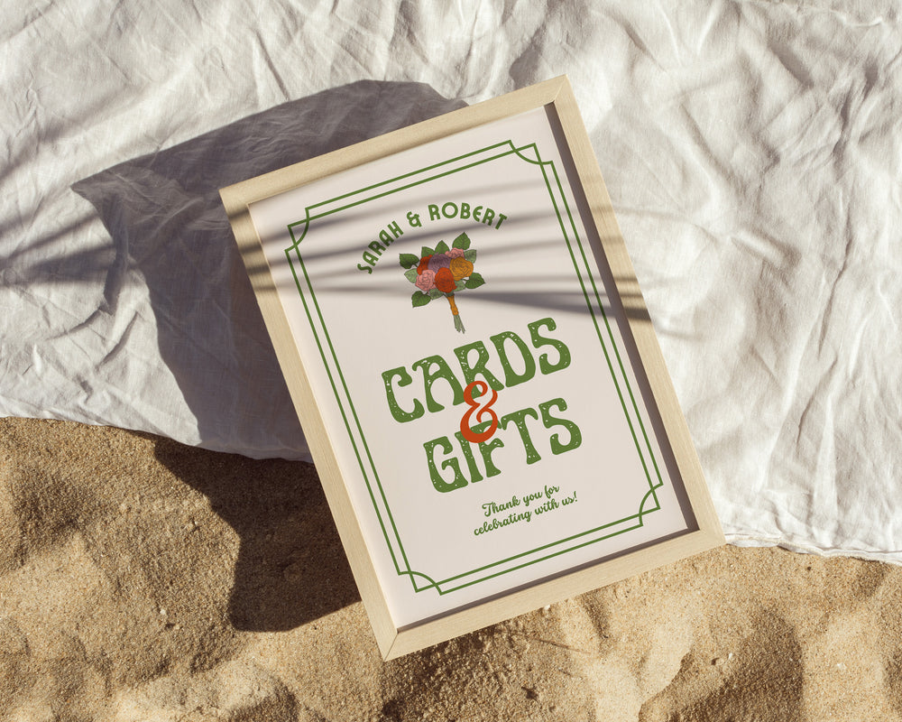 Retro Cards and Gifts Sign