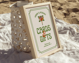 Retro Cards and Gifts Sign