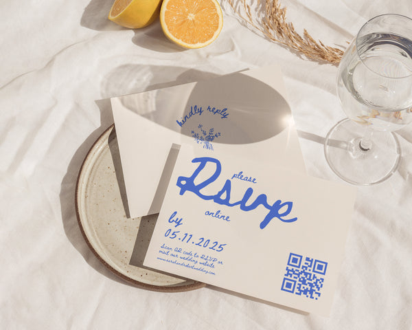Vintage Wedding Invitation Suite Template