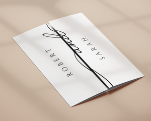 Classic Gatefold Wedding Invitation