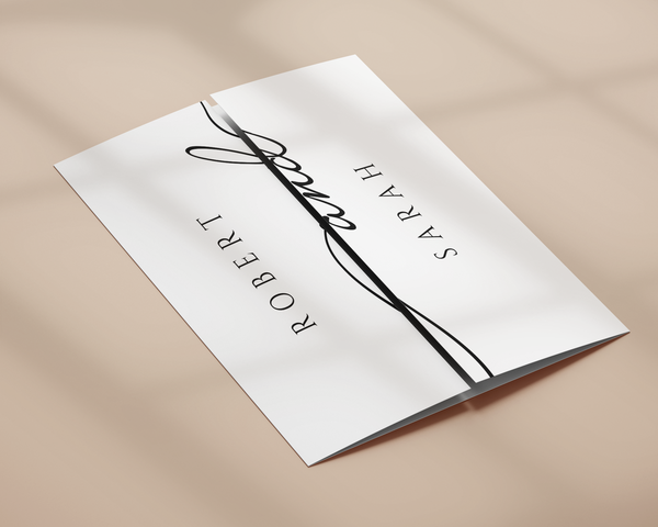 Classic Gatefold Wedding Invitation