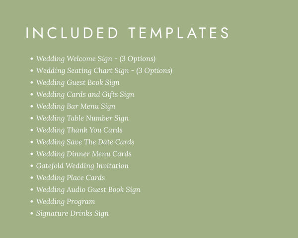 BeyzaLab Blue Vintage Wedding Template Bundle