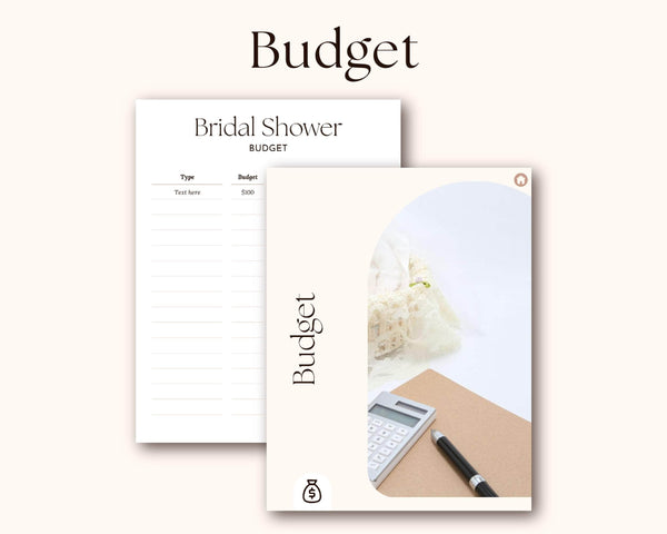 Goodnotes & Canva Template Bridal Shower Planner Canva + Goodnotes