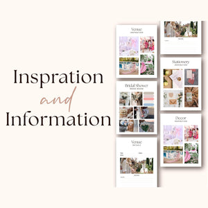 Goodnotes & Canva Template Bridal Shower Planner Canva + Goodnotes