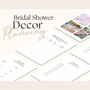 Goodnotes & Canva Template Digital Bridal Shower Planner