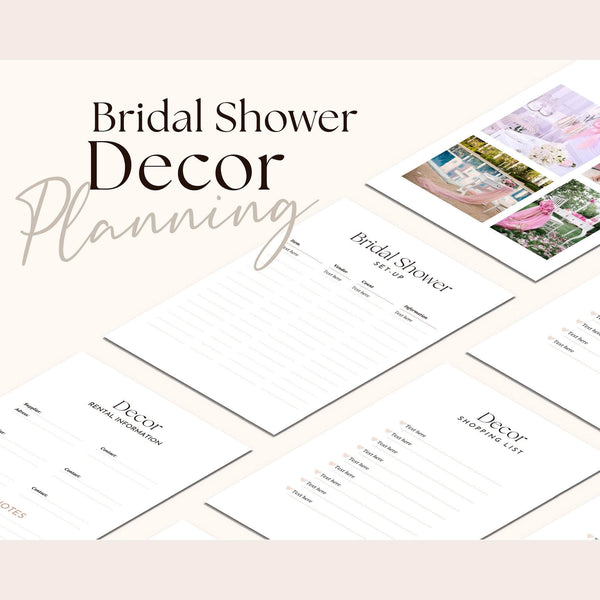 Goodnotes & Canva Template Digital Bridal Shower Planner