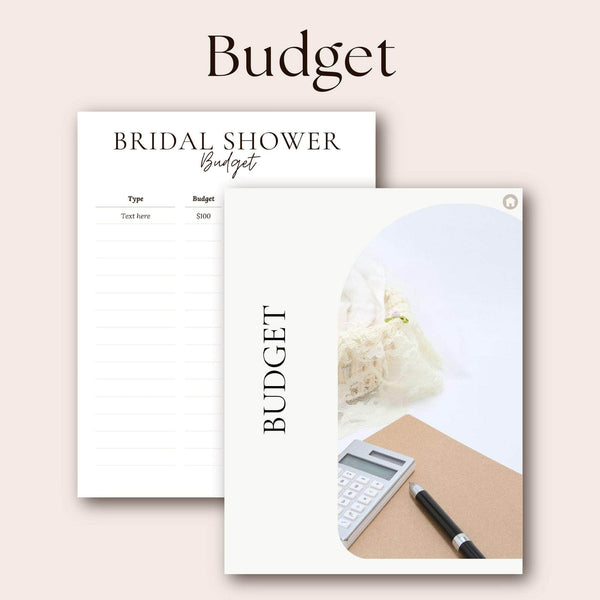 Goodnotes & Canva Template Digital Bridal Shower Planner