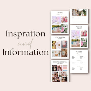 Goodnotes & Canva Template Digital Bridal Shower Planner