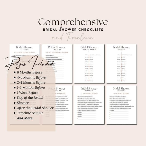 Goodnotes & Canva Template Digital Bridal Shower Planner