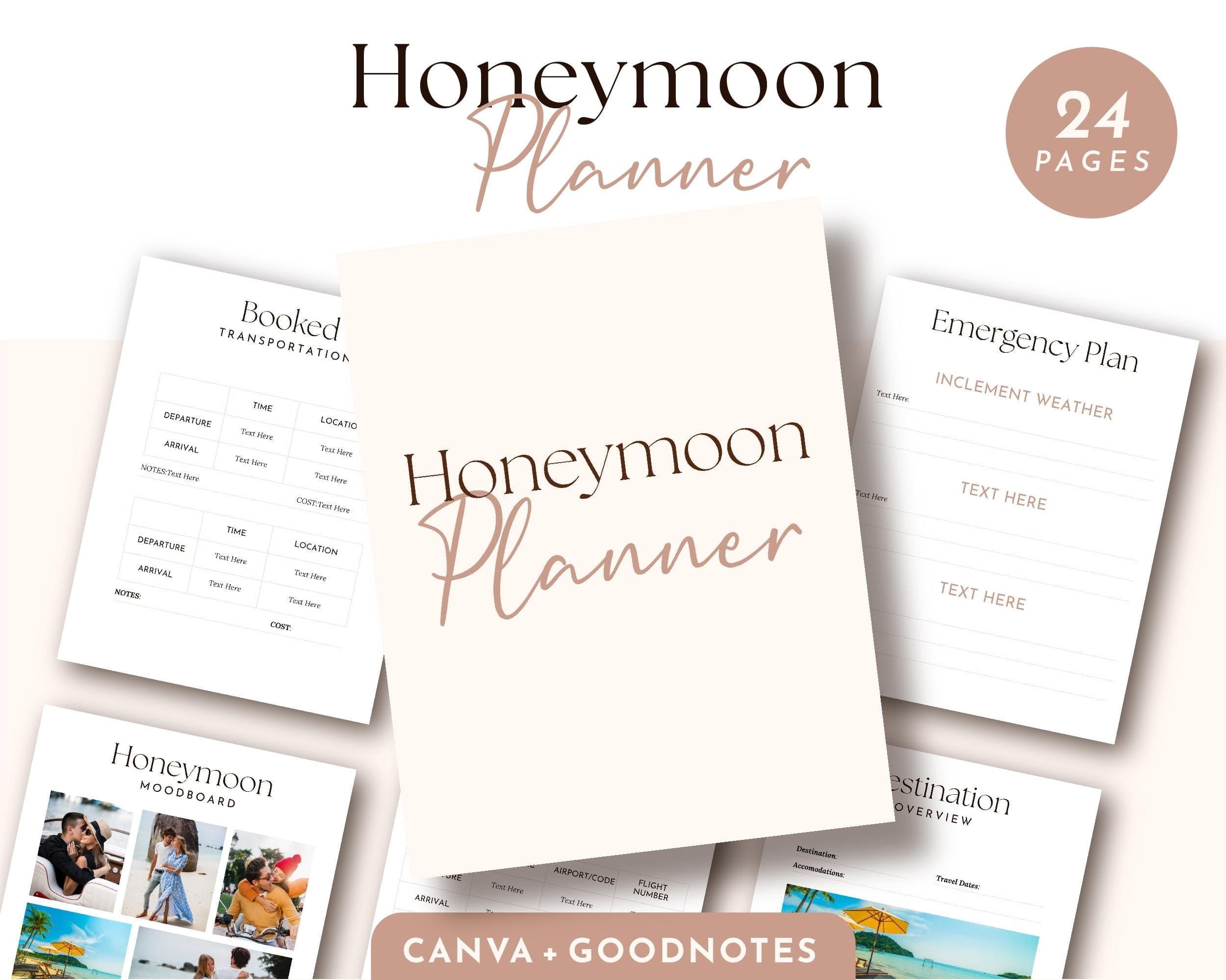 BeyzaLab Digital Honeymoon Planner