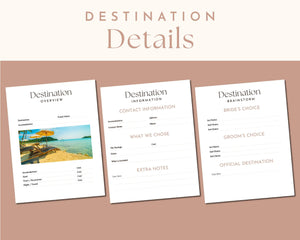 Goodnotes & Canva Template Digital Honeymoon Planner