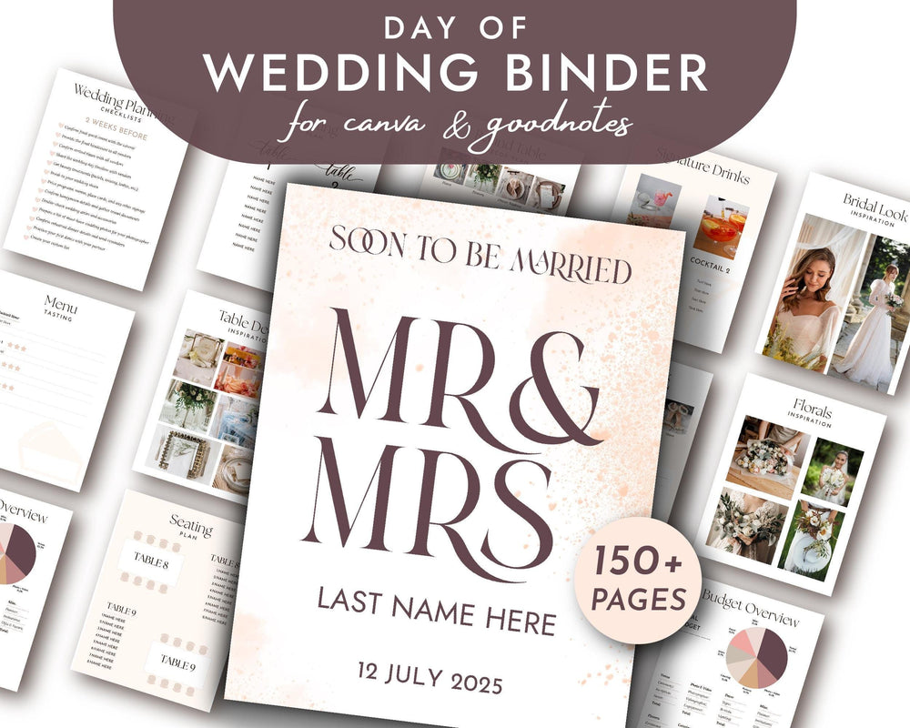 BeyzaLab Digital Wedding Binder Template