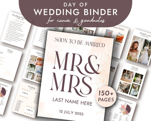 BeyzaLab Digital Wedding Binder Template