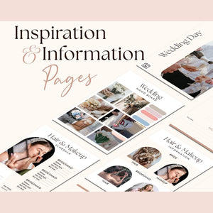 Goodnotes & Canva Template Digital Wedding Binder Template