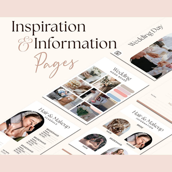 Goodnotes & Canva Template Digital Wedding Binder Template