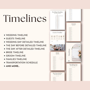 Goodnotes & Canva Template Digital Wedding Binder Template