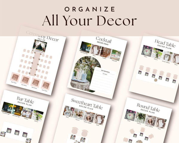 Goodnotes & Canva Template Digital Wedding Binder Template