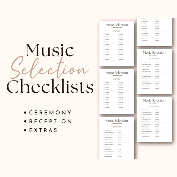 Goodnotes & Canva Template Digital Wedding Checklist