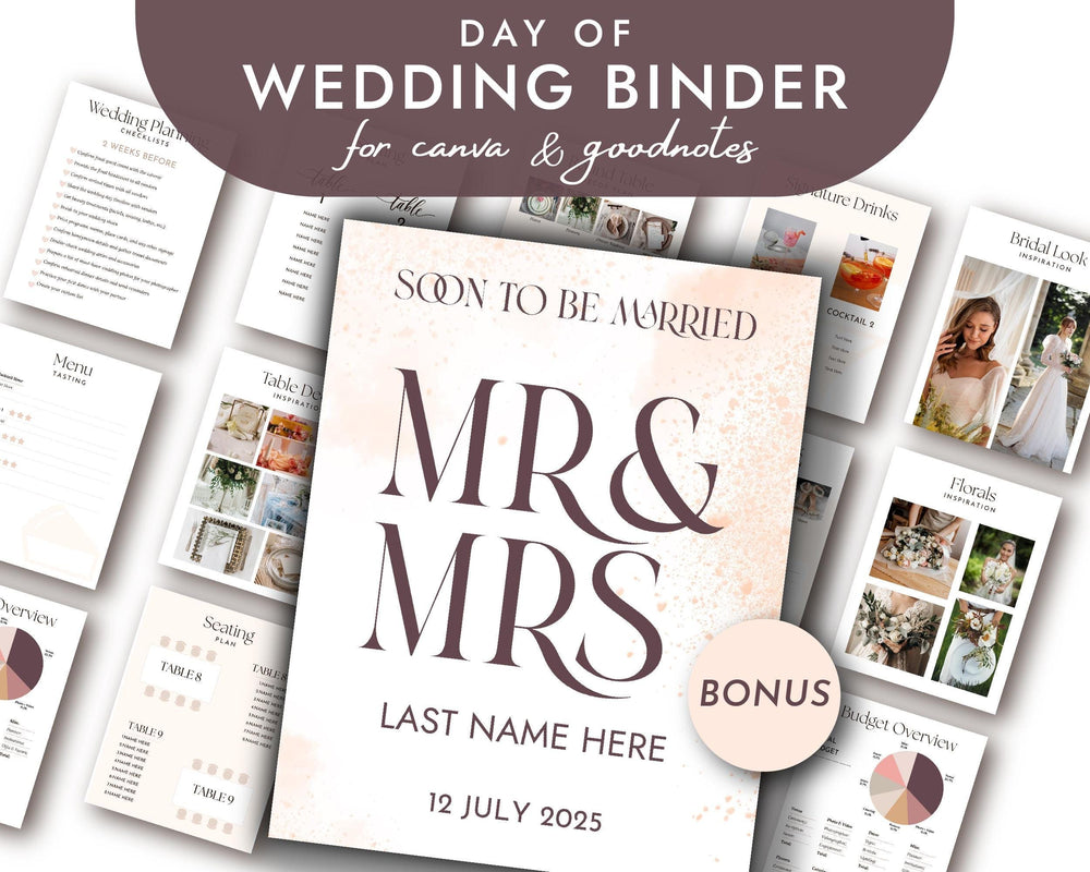 BeyzaLab Digital Wedding Planner Bundle