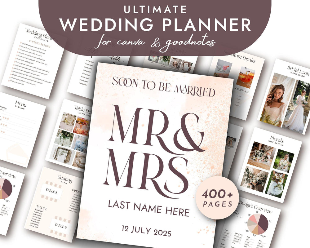 BeyzaLab Digital Wedding Planner Bundle