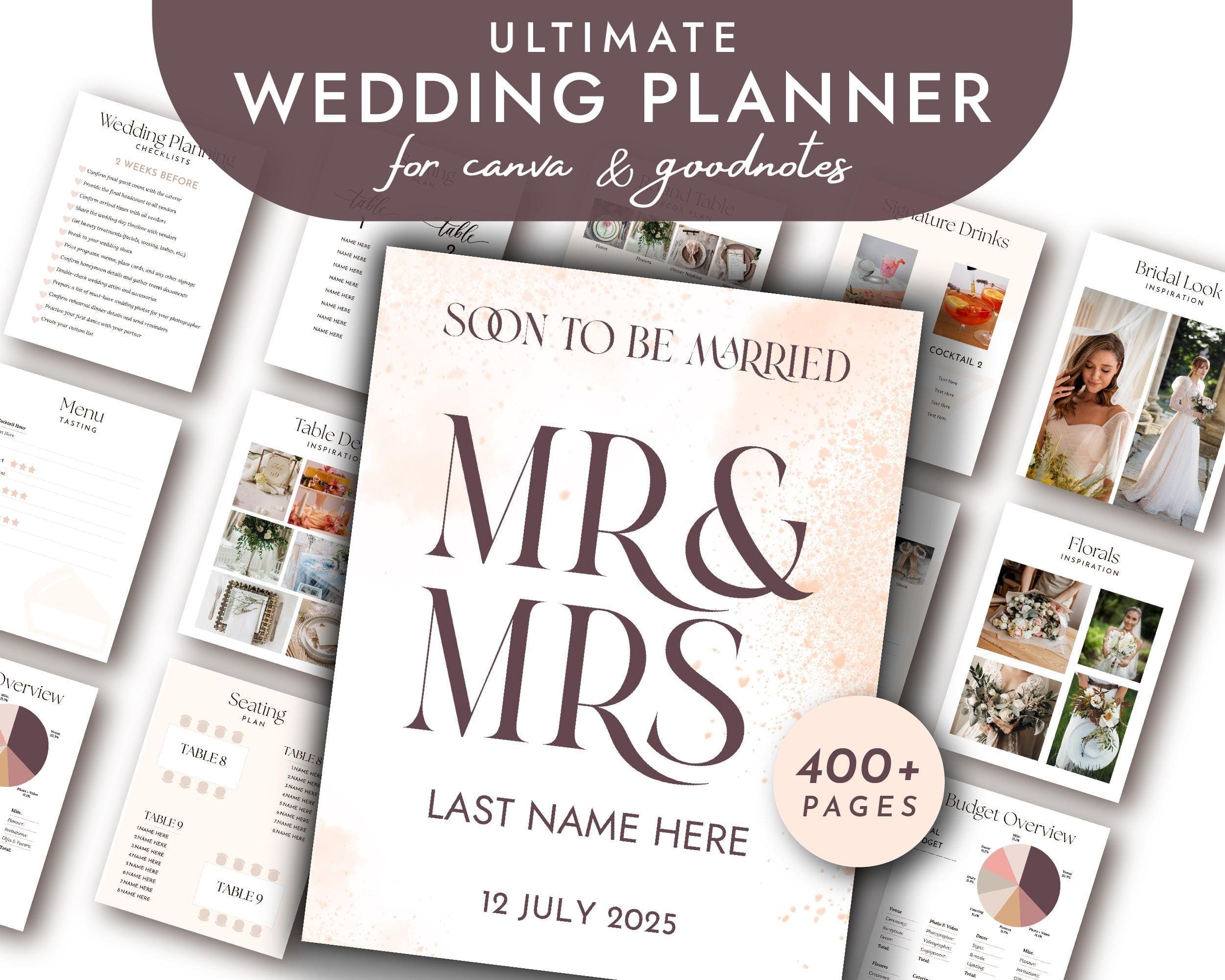 BeyzaLab Digital Wedding Planner Bundle