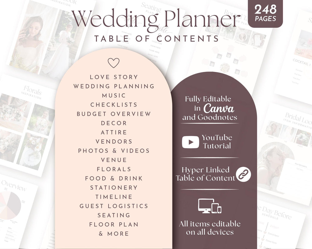 BeyzaLab Digital Wedding Planner Template