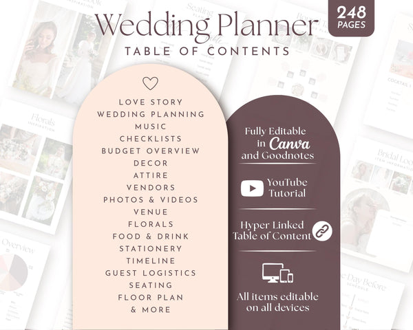 BeyzaLab Digital Wedding Planner Template