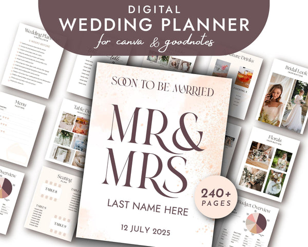 BeyzaLab Digital Wedding Planner Template