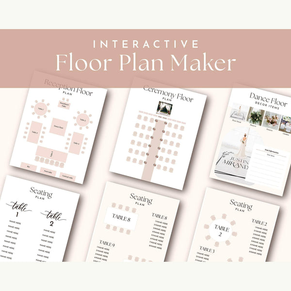 Goodnotes & Canva Template Digital Wedding Planner Template for Ipad