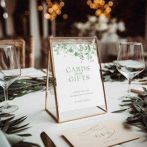 BeyzaLab Eucalyptus Cards and Gifts Sign