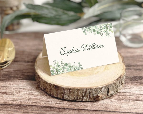 BeyzaLab Eucalyptus Place Cards