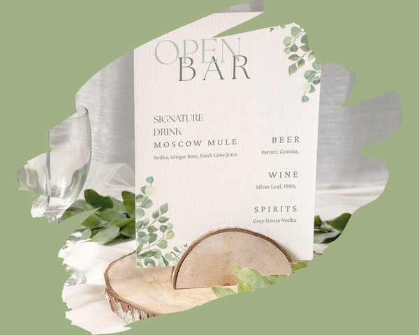 BeyzaLab Eucalyptus Wedding Template Bundle