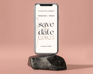 BeyzaLab Floral Save The Date Evite