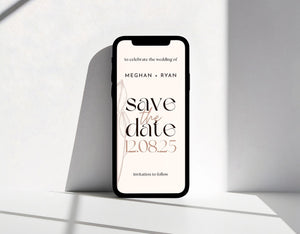 BeyzaLab Floral Save The Date Evite