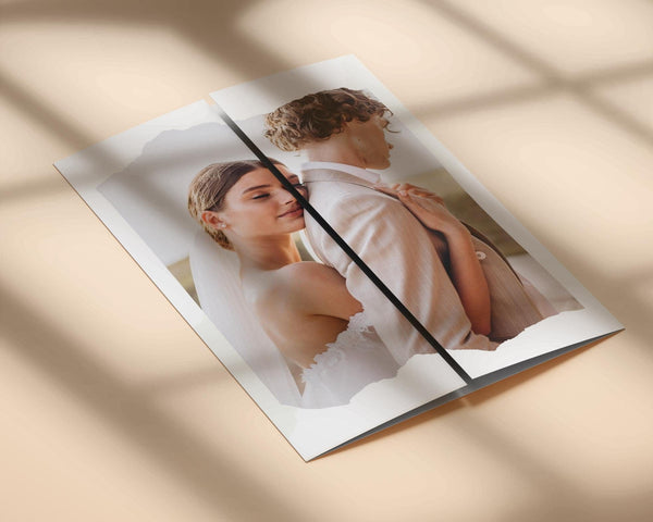 BeyzaLab Gatefold Wedding Invitation with Photo