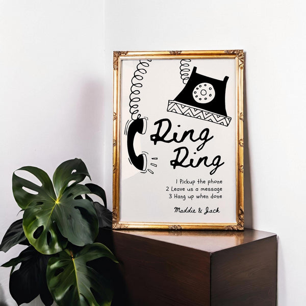 BeyzaLab Hand Drawn Audio Guestbook Sign Template