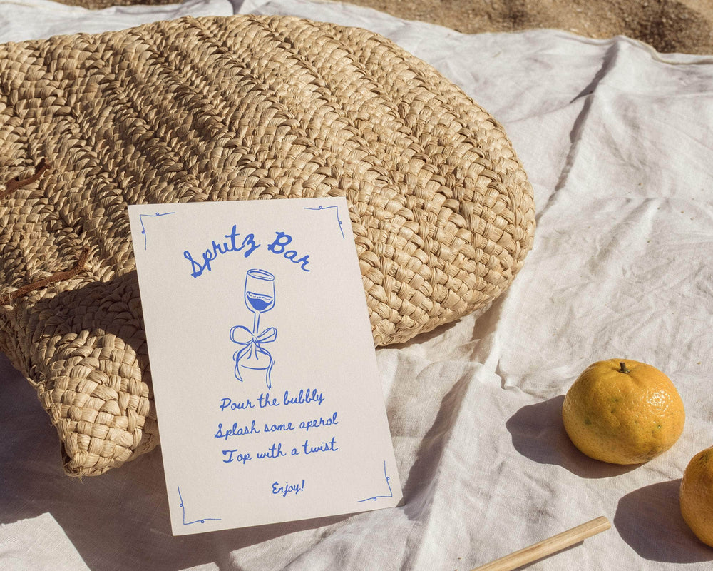 BeyzaLab Hand Drawn Spritz Sign