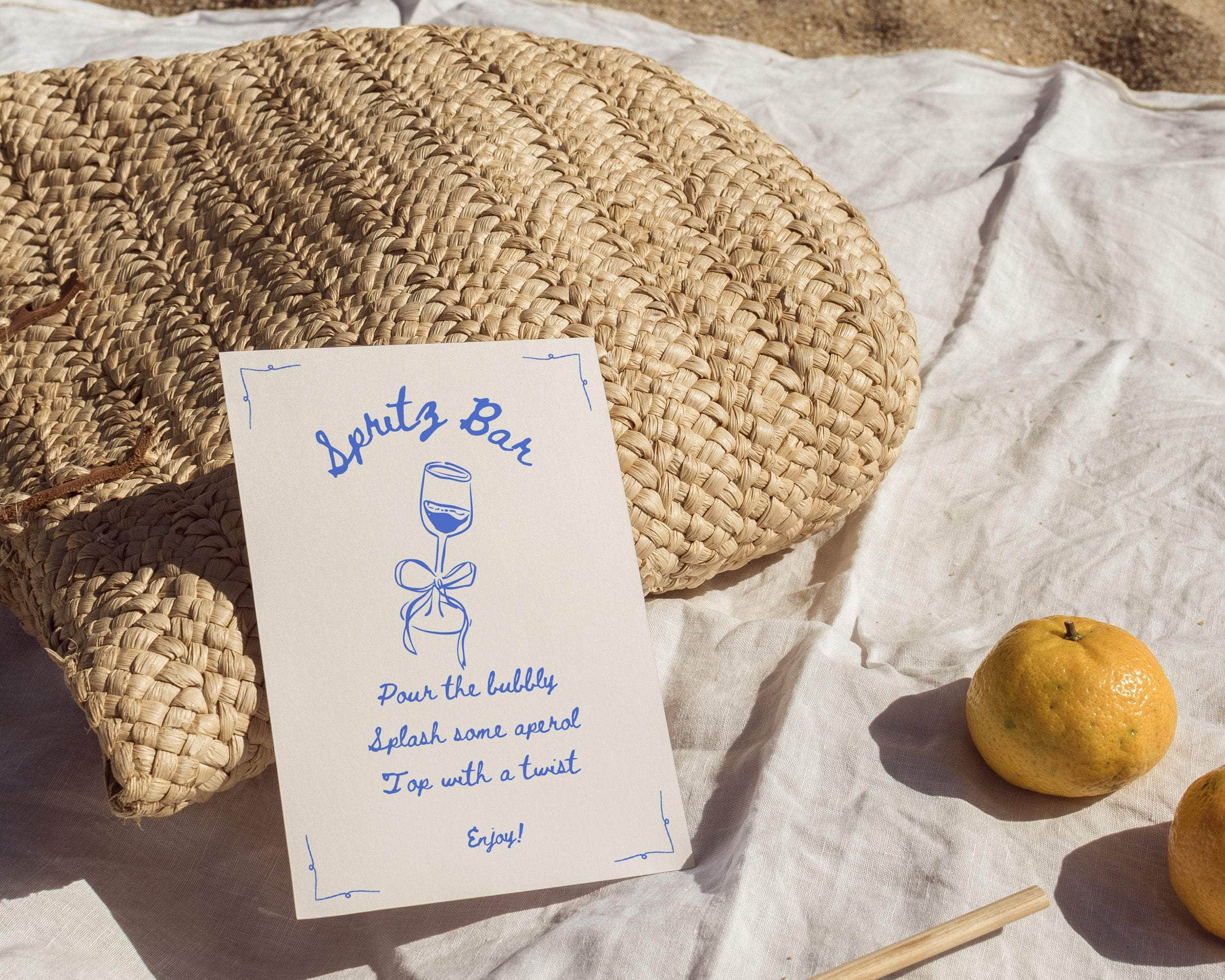 BeyzaLab Hand Drawn Spritz Sign