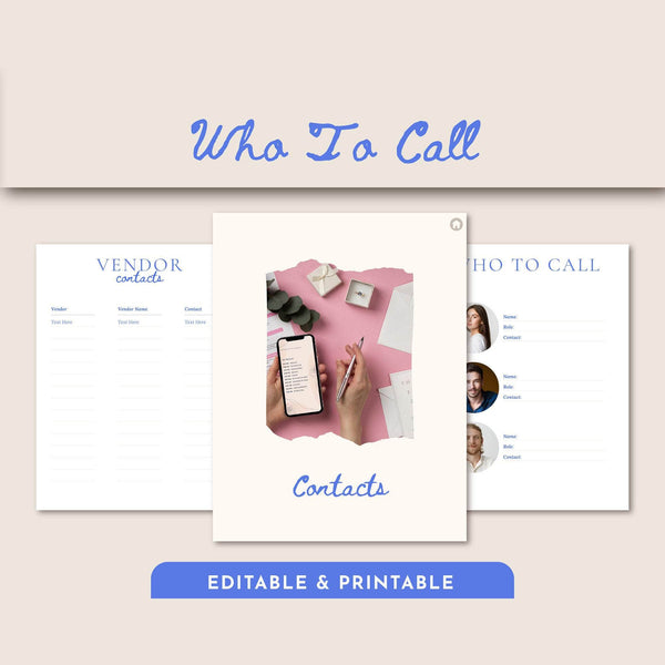 Goodnotes & Canva Template Hand Drawn Wedding Binder