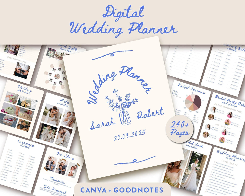BeyzaLab Hand Drawn Wedding Planner
