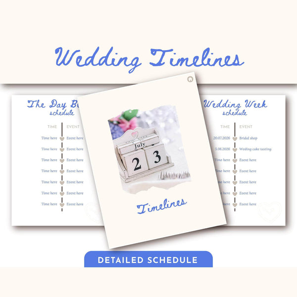 Goodnotes & Canva Template Hand Drawn Wedding Planner