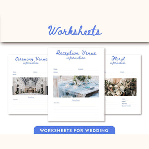Goodnotes & Canva Template Hand Drawn Wedding Planner