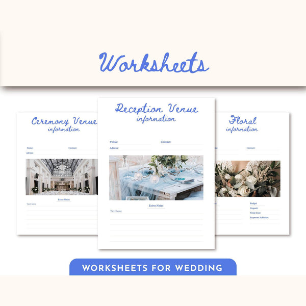 Goodnotes & Canva Template Hand Drawn Wedding Planner