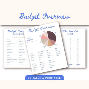 Goodnotes & Canva Template Hand Drawn Wedding Planner