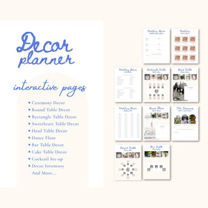 Goodnotes & Canva Template Hand Drawn Wedding Planner