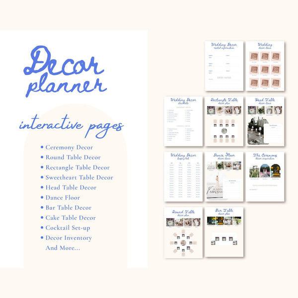 Goodnotes & Canva Template Hand Drawn Wedding Planner