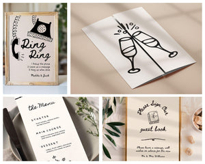 BeyzaLab Hand Drawn Wedding Template Bundle