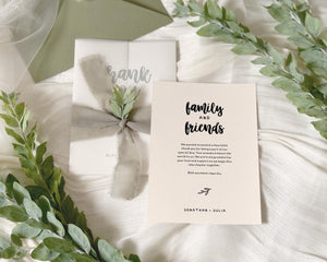 BeyzaLab Hand Drawn Wedding Thank You Cards