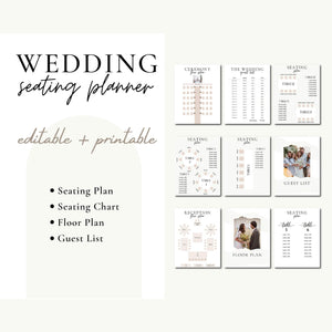Goodnotes & Canva Template Interactive Seating Planner